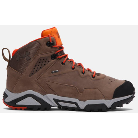 Under Armour Tabor Ridge Leather GTX Hiking Boot - Men's-Hearthstone/Dynamite-Medium-8