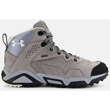 Under Armour Tabor Ridge Leather Hiking Boot - Women's-Steel/Graphite/Mint-Medium-11