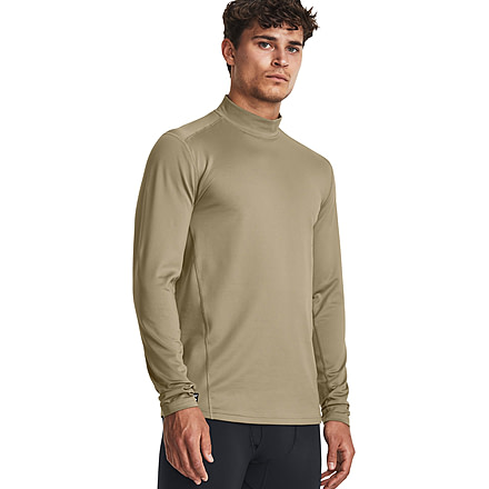 Under Armour Tactical ColdGear Infrared Base Mock - Mens, Federal Tan, Extra Large, 1365388499XL