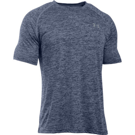 Under Armour Tech Short Sleeve T-Shirt, Academy/Steel/Steel, MD, 1228539-414-MD