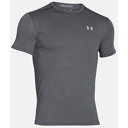 Under Armour Threadborne Streaker Short Sleeve T-Shirt - Men's-Graphite/Reflective-Small