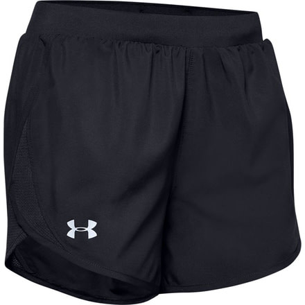 Under Armour UA Fly-By 2.0 Running Shorts - Women's, Small, 3.5 in Inseam, Black, 1350196001SM