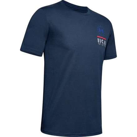 Under Armour UA Freedom Fierce Competitor T-Shirt - Mens, 2XL, ACADEMY, 13521494082X