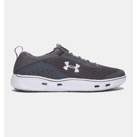 Under Armour UA Kilchis Water Shoe - Womens, Tetra Gray/Onyx White/Black, 10, 1268874-600-10
