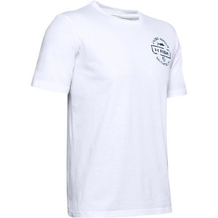 Under Armour UA Saltwater Division T-Shirt - Mens, 3XL, White, 13518231003X