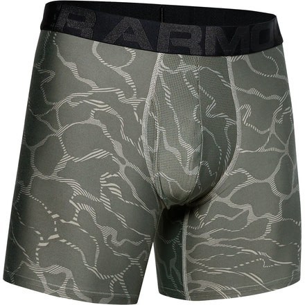 Under Armour UA Boxerjock Printed - 2-Pack - Men's, Extra Large, Green, 1327416003XL