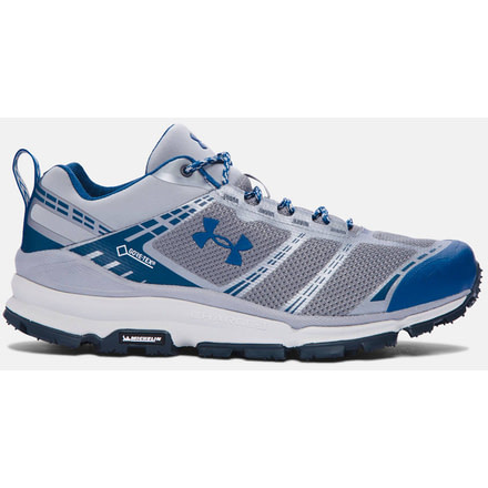 Under Armour Verge Low GTX Hiking Shoe - Men's-Steel/Deep Sea-Medium-9