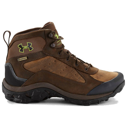 Under Armour Wall Hanger Leather Mid Hiking Boot - Mens-Uniform-Medium-8.5 US