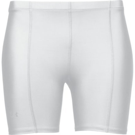 UnderArmour Women's HeatGear Tactical Ultra Compression Short - White Color 1005126-100