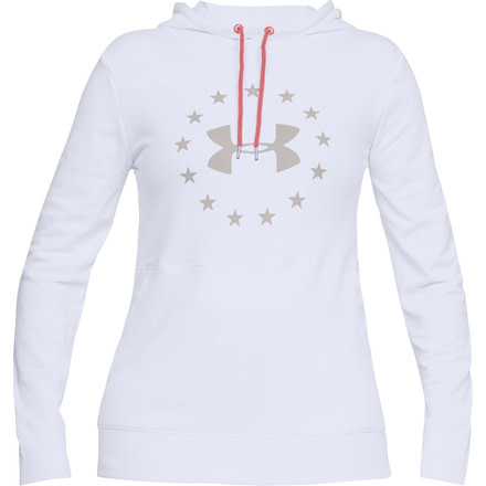 Under Armour UA Freedom Microthread Hoodie - Women's, Medium, White, 1305242100MD