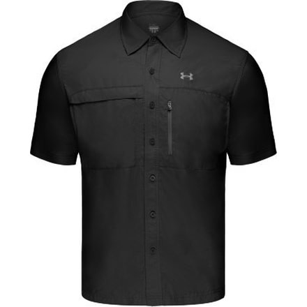 UnderArmour Men's AllSeasonGear Flats Guide II Shortsleeve - Black Color 1004210-001