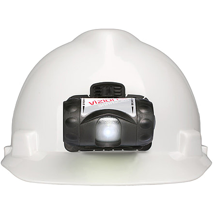 Underwater Kinetics 3AAA eLED Vizion I eLED Headlamp, AA Alkaline, Red/White, 35-65 Lumens, Black, 517045