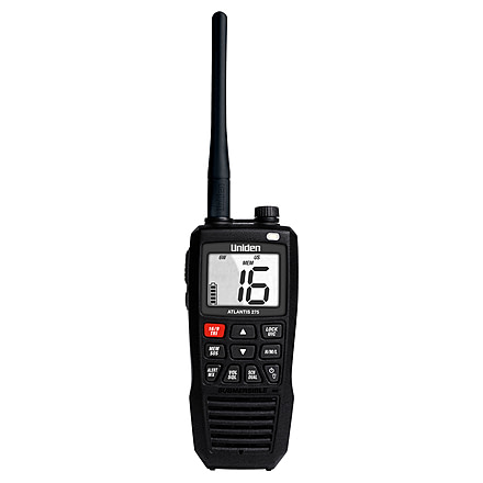 Uniden Atlantis 275 VHF Marine Radio, Black Atlantis 275