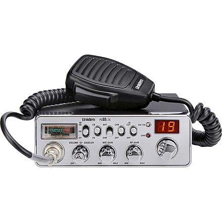 Uniden Professional 40 Channel CB Radio - PC68LTX, Black PC68LTX