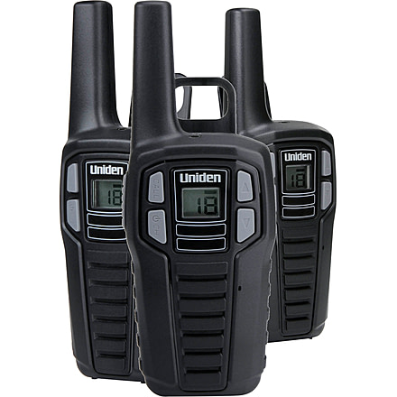 Uniden SX167 Two Way Radios, Black SX167-3CH