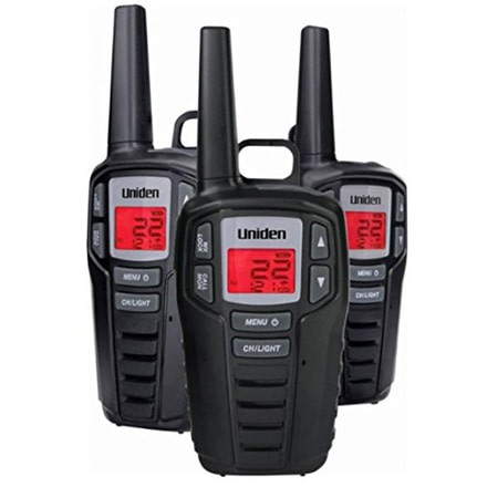 Uniden SX307 Two Way Radios, Black SX307-3C