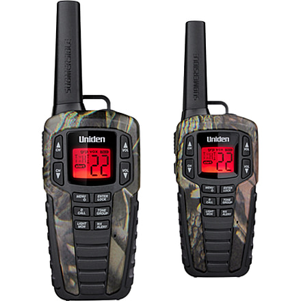Uniden SX377-2CKHS 37 Mile Two Way Radios Submersible, Camo/Black SX377-2CKHSM