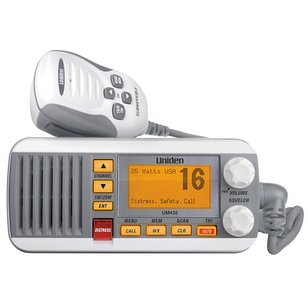 Uniden UM435 Fixed Mount VHF Radio - White 69338
