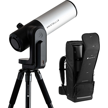 Unistellar eVscope 2 Smart Digital Reflector Telescope w/ Backpack, Silver, EVSCOPE2BACKPACK