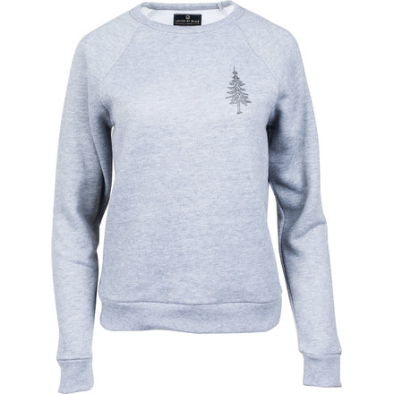 United By Blue Adventure Crew Pullover - Women's-Grey-Small