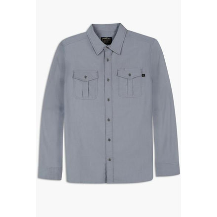 United By Blue Fife Travel Shirt -Men's, Grey, Medium, 101-0045-2904