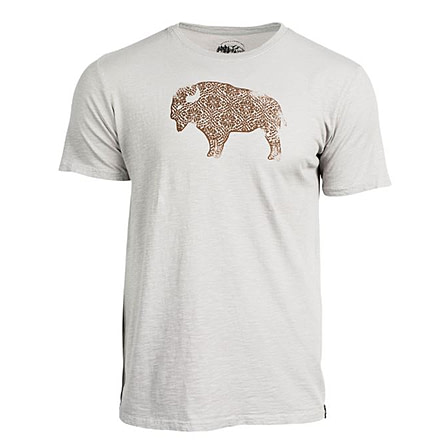 United By Blue Short Sleeve Wild Bison Tee - Men's, Grey, Medium, 73M-1WB-GY3