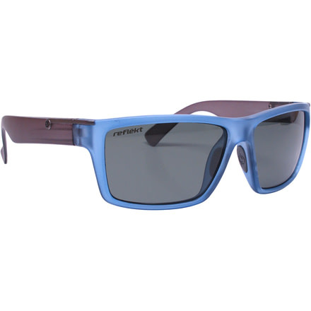 Unsinkable Echo Sunglasses-Matte Blue Water Combo-Polarized Core Grey