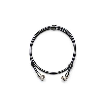 Up Down Air Hi Temp Air Brake Tubing &amp; Swivel Push To Connect Fittings, 24in Tubing, 90-degree 3/8in Fittings, 24-2112