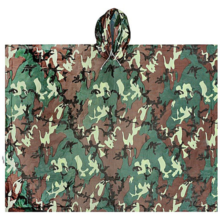 UST All-Weather Poncho Adult, Camo 20-RNW0018-34