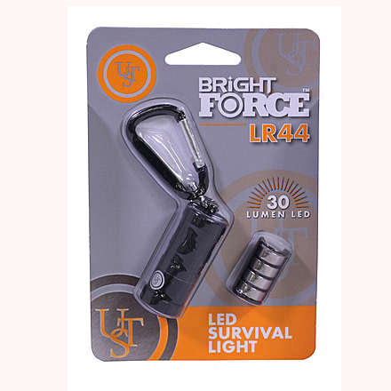 UST Brightforce LR44 Flashlight,30 Lumens,Black 20-SVL0012-01