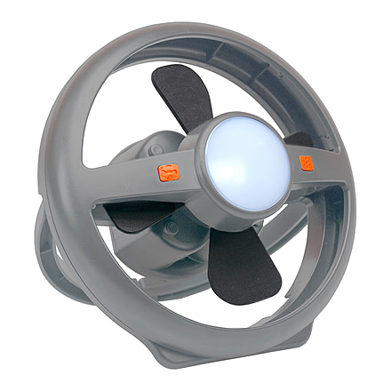 UST Brila USB Rechargeable Fan and Light 2.0, Orange/Gray, NSN N, 20-12579