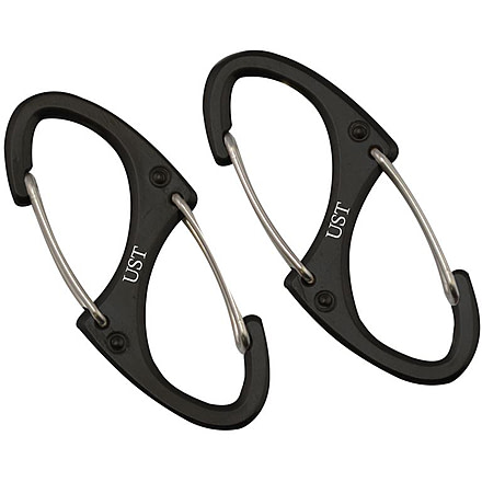 UST Dual Carabiner 1.0, Black 20-12071