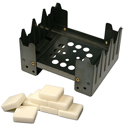 UST Folding Stove with Fuel, Black 20-STV0001-10