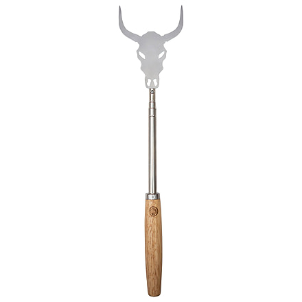 UST Grill a Long Extendable Fork- Cow Skull, Silver, NSN N, 20-12567