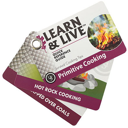 UST Learn and Live Cards - Primitive Cooking, White 20-02744