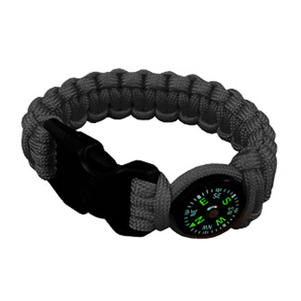 UST Survival Compass Bracelet, Black 20-295-345-E5