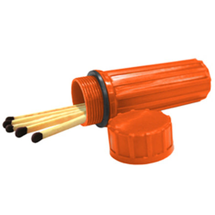 UST Waterproof Match Case, Orange 20-310-009