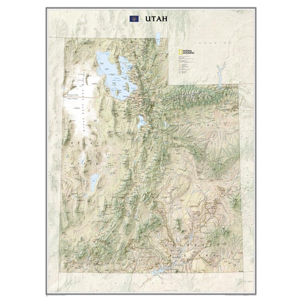 Utah Wall Map