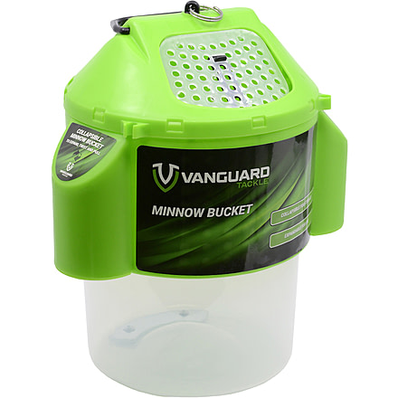 Vanguard Minnow Bucket, Swiveling Line Attachment, VMBBC