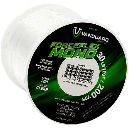 Vanguard Mono Fishing Line, 15lb, 300 yards, Clear, V418C-15