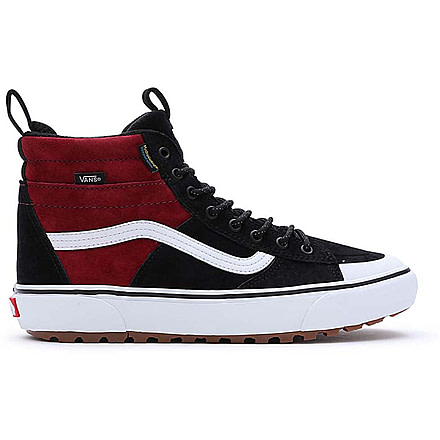Vans SK-8HI MTE-2 Shoes, Black/Red, 12M/13.5W, VN0007NK458112000M