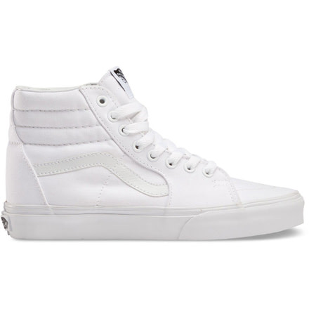 Vans SK8-Hi Shoes, 7 US M/8.5 US W, True White, VN000D5IW00-7 US/8.5 US