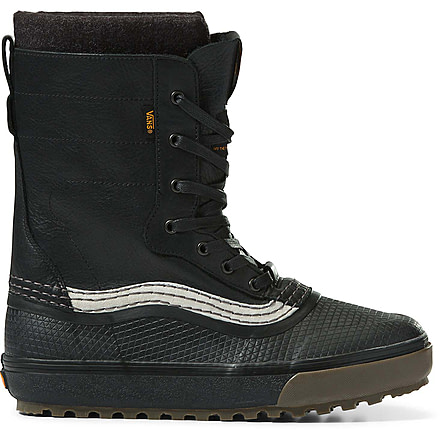 Vans Standard Zip Snow MTE Shoes, Black/Dark Gum, 10, VN0A5JI539L1-M-10