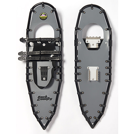 Vargo Back Country Snowshoes-Black/Grey-One Size