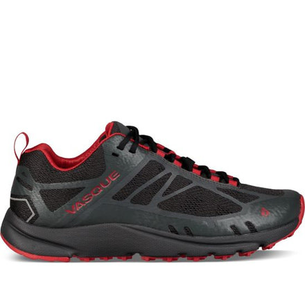 Vasque Constant Velocity II Trail Running Shoes Mens, Magnet/True Red, 14 US, 07676M 140