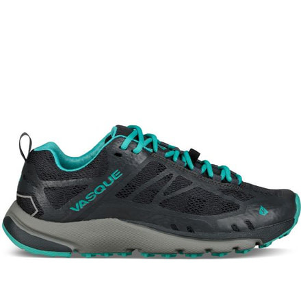 Vasque Constant Velocity II Trail Running Shoes Womens, Ebony/Baltic, 8.5 US, 07681M 085