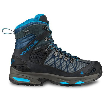 Vasque Saga GTX Backpacking Boots Womens, Dark Slate/Blue, 7 US, 07139W 070