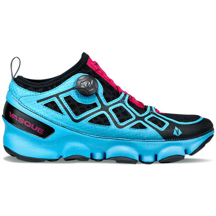 Vasque Ultra SST Trail Running Shoe - Womens-Horizon Blue/Bright Rose-Medium-7.5 US
