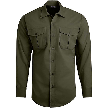 Vertx Fusion Flex Long Sleeve Shirt, Od Green - VTX8240ODXLARGELONG