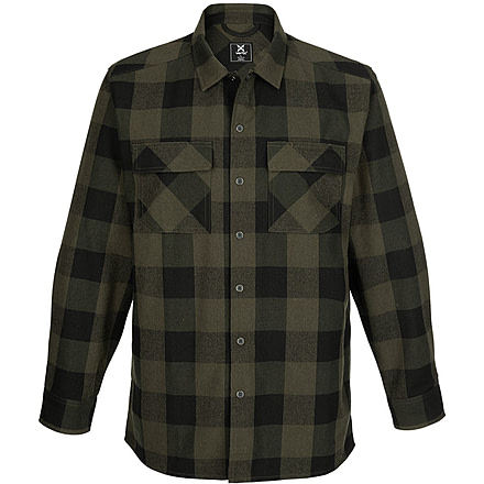 Vertx Last Line Stretch Flannel - Mens, Marshland Plaid, Large, F1 VTX1535 MSHP LARGE N/A